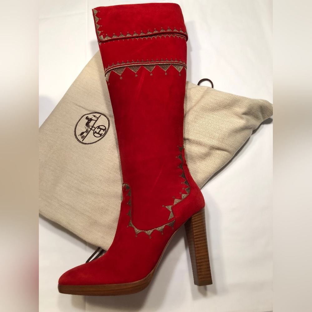 Hermes high boots NEW